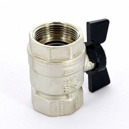 Кран шаровой BUGATTI ARIZONA 602 бабочка 11/4&quot; ВВ, стандартный проход