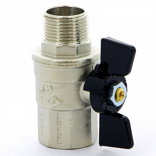 Кран шаровой BUGATTI NEVADA 407 бабочка 3/4&amp;quot; ВН, полнопроходной