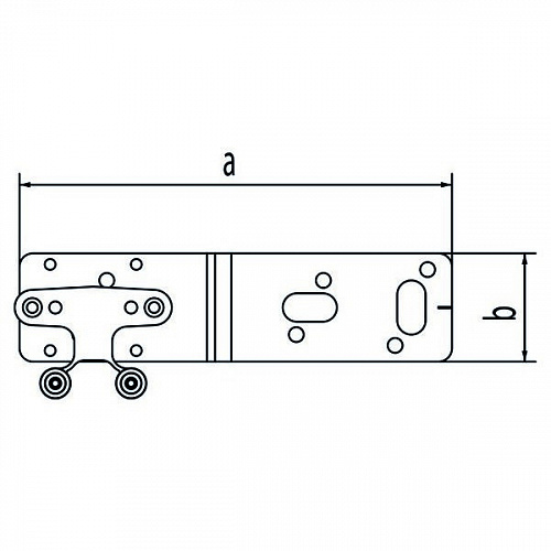 Монтажная планка-кронштейн для водорозеток REHAU тип Z 30, с амортизатором (11370751405) 11055323008