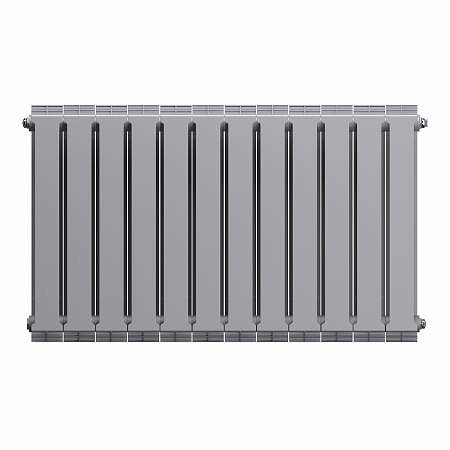 Радиатор биметаллический ROYAL THERMO PIANOFORTE SILVER SATIN NEW 500x12 секций, серый (НС-1176336)