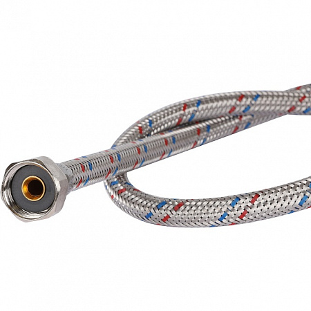 Гибкая подводка для смесителей STOUT нерж.сталь М10*18-1/2&quot;-80 см, пара