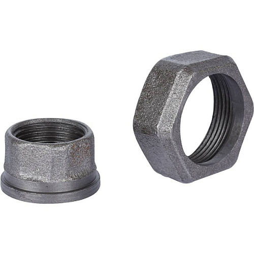 SPC-0010-000025 STOUT Присоединительный комплект для насосов G 1 1/2 x Rp 1 (без прокладок)