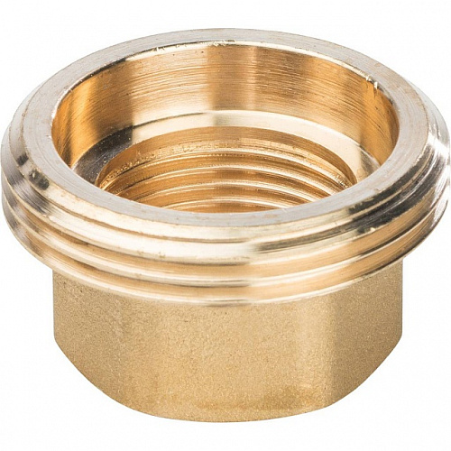 Американка ПРЯМАЯ резьбовая латунная (без прокладки) STOUT без покрытия 3/4&amp;quot; В