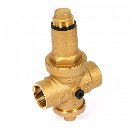 Редуктор давления UNI-FITT 11/4&quot; В 0,5-6 бар PN25 с отверстием под аксиальный манометр 1/4&quot;