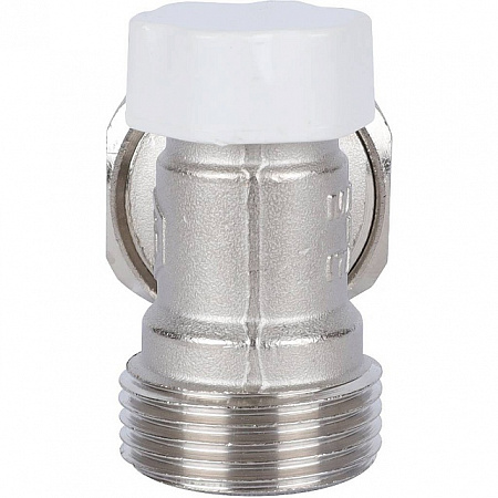 Клапан запорно-балансировочный угловой STOUT 1/2&quot;х3/4&quot;ЕК