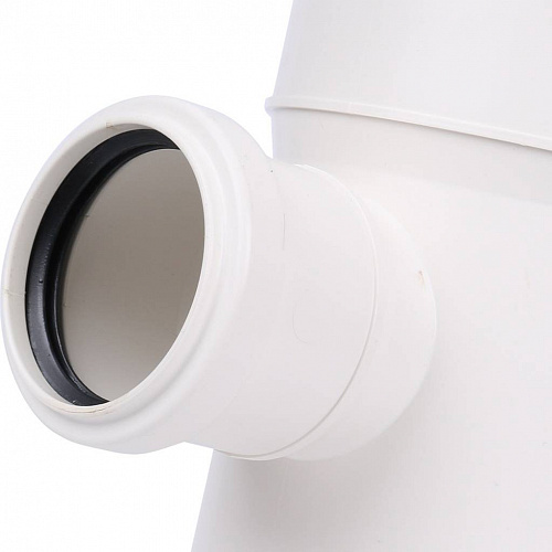 ПВХ Крестовина одноплоскостная SINIKON КОМФОРТ ПЛЮС белая Ø110х50х50х90°