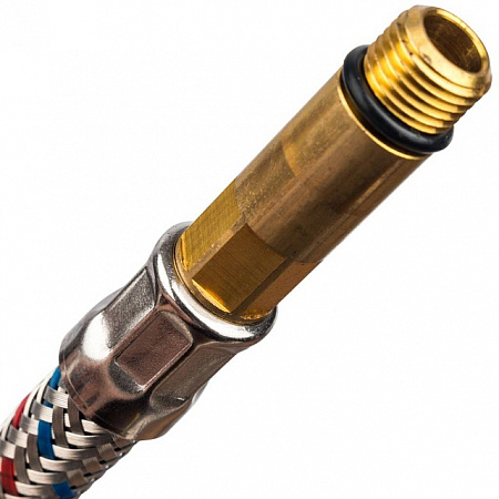 Гибкая подводка для смесителей STOUT нерж.сталь М10*35-1/2&quot;-50 см, пара