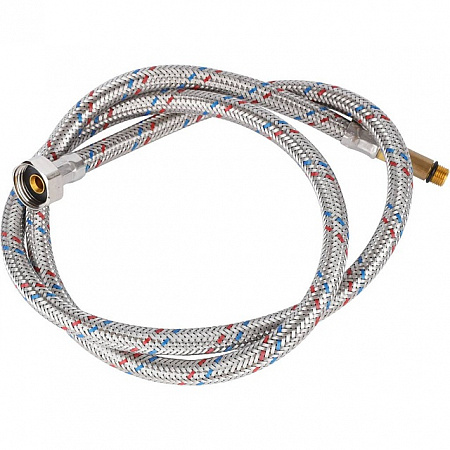 Гибкая подводка для смесителей STOUT нерж.сталь М10*35-1/2&quot;-120 см, пара
