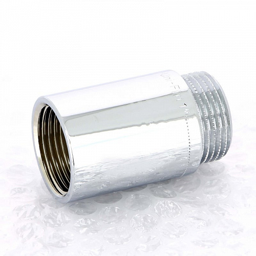 Удлинитель резьбовой латунный UNI-FITT хром 1&amp;quot;х50 мм ВН