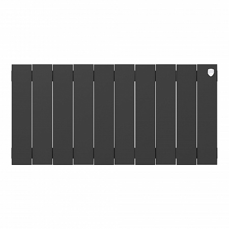 Радиатор биметаллический ROYAL THERMO PIANOFORTE NOIR SABLE 300x10 секций, чёрный (НС-1346055)