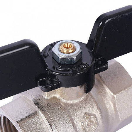Кран шаровой STOUT бабочка 3/4&quot; ВВ, стандартный проход