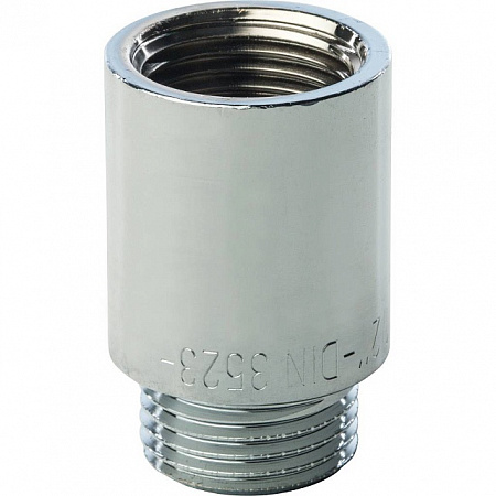 Удлинитель резьбовой латунный STOUT хром 1/2&quot;x30мм ВН