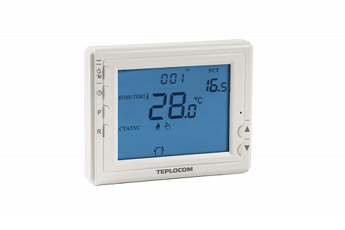 Термостат комнатный TEPLOCOM TS-Prog-2AA/8A БАСТИОН