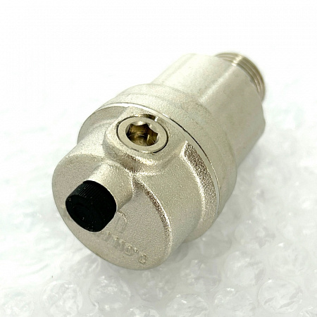 Воздухоотводчик автоматический 1/2&quot; с прокладкой O-RING, никелированный UNI-FITT