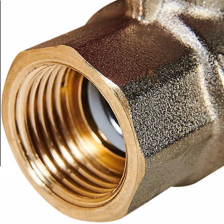 Кран шаровой полнопроходной с американкой, ВР/НР, ручка бабочка 1/2 (EPDM) STOUT