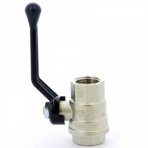 Кран шаровой BUGATTI OREGON 300 рукоятка алюминиевая 1/2&amp;quot; ВВ, полнопроходной