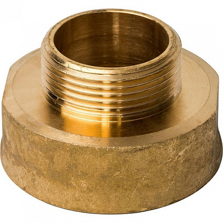 Муфта переходная резьбовая латунная STOUT без покрытия 2&quot;x11/4&quot; ВН