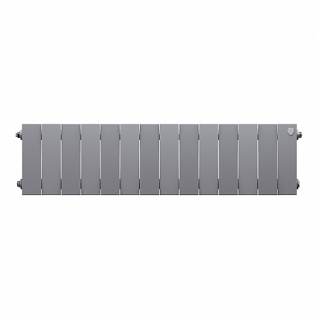 Радиатор биметаллический ROYAL THERMO PIANOFORTE SILVER SATIN 200x14 секций, серый (НС-1346023)