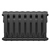Радиатор биметаллический ROYAL THERMO BILINER NOIR SABLE 350x8 секций, черный (НС-1197125)