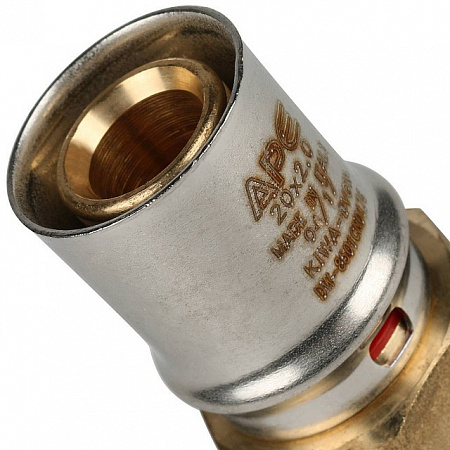 МП Муфта резьбовая пресс для металлопласта STOUT Ø20х1/2&quot; В