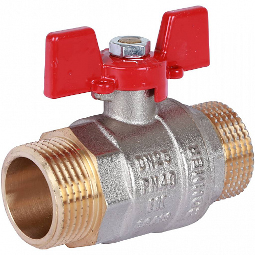 Кран шаровой ROMMER бабочка 1&amp;quot; НН