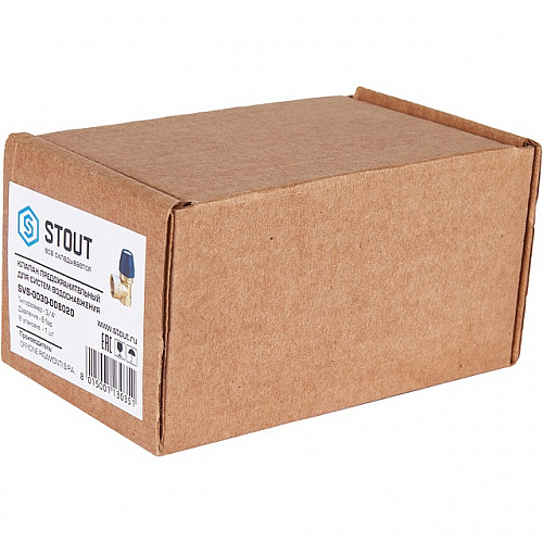 Клапан предохранительный для систем водоснабжения STOUT 1&amp;quot;x3/4&amp;quot; (8 бар)
