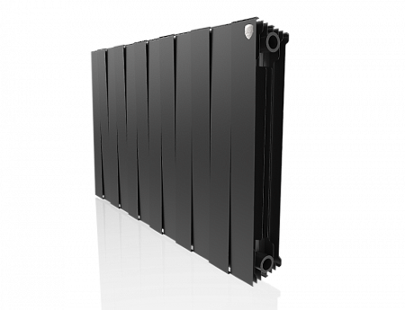 Радиатор биметаллический ROYAL THERMO PIANOFORTE NOIR SABLE NEW 500x12 секций, черный (НС-1176330)