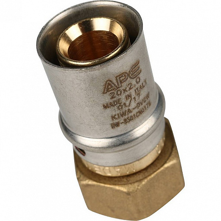 МП Муфта с накидной гайкой пресс для металлопласта STOUT Ø20х1/2&quot;