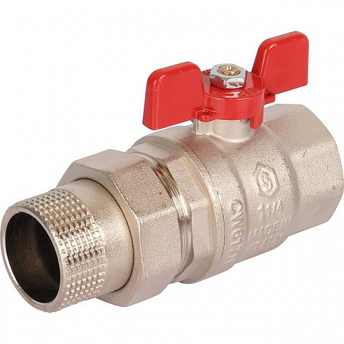 Кран шаровой с американкой STOUT бабочка EPDM 11/4&amp;quot;