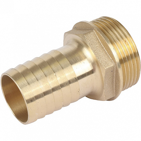 Штуцер резьбовой латунный STOUT без покрытия 11/4&quot;x30мм Н