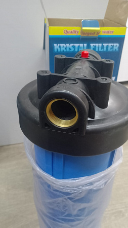 Корпус-колба фильтра из пластика KRISTAL Filter Big Blue 20&quot; NT 1&quot; (синий)