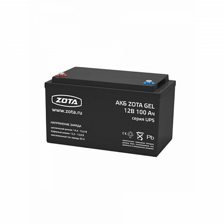 Источник бесперебойного питания ZOTA GEL 100-12, 100 А/ч, 12 В