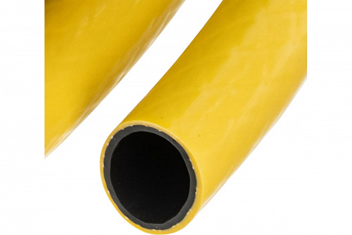 Шланг поливочный армированный ПВХ 3-х слойный ЖЕЛТЫЙ СИБРТЕХ ДАЧНИК 3/4&amp;quot; - 9атм (30м)