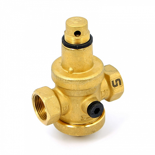 Редуктор давления UNI-FITT 3/4&amp;quot; В 0,5-6 бар PN25 с отверстием под аксиальный манометр 1/4&amp;quot;