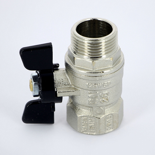 Кран шаровой BUGATTI ARIZONA 607 бабочка 3/4&amp;quot; ВН, стандартный проход