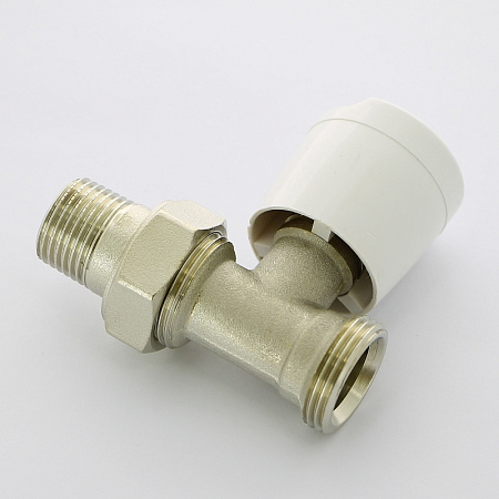 Вентиль ручной UNI-FITT 1/2&quot; х 3/4&quot; НН ЕК с разъёмным соединением, никелированный