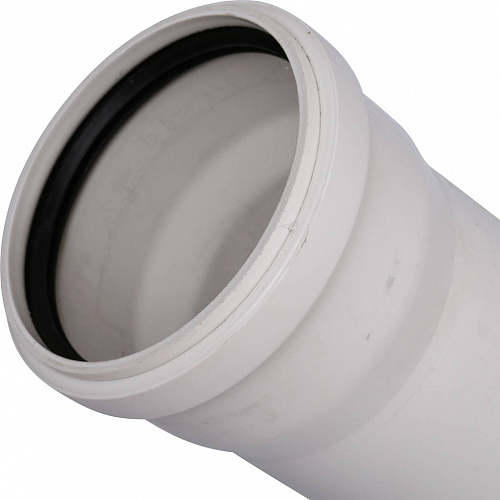 ПВХ Труба канализационная SINIKON КОМФОРТ ПЛЮС белая Ø110х3000мм