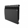 Радиатор алюминиевый ROYAL THERMO BILINER ALUM NOIR SABLE 500x10 секций, черный (НС-1250271)