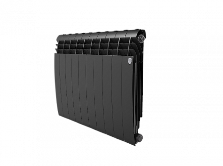 Радиатор алюминиевый ROYAL THERMO BILINER ALUM NOIR SABLE 500x10 секций, черный (НС-1250271)