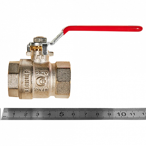 Кран шаровой ROMMER ручка рычаг 3/4&amp;quot; ВР/ВР
