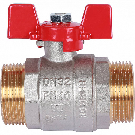 Кран шаровой ROMMER бабочка 11/4&quot; НН