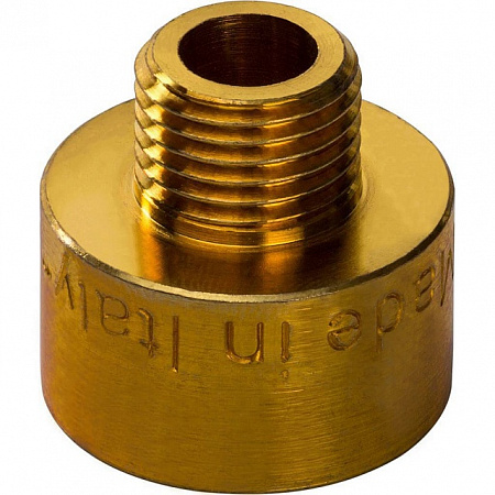 Муфта переходная резьбовая латунная STOUT без покрытия 3/8&quot;x1/4&quot; ВН
