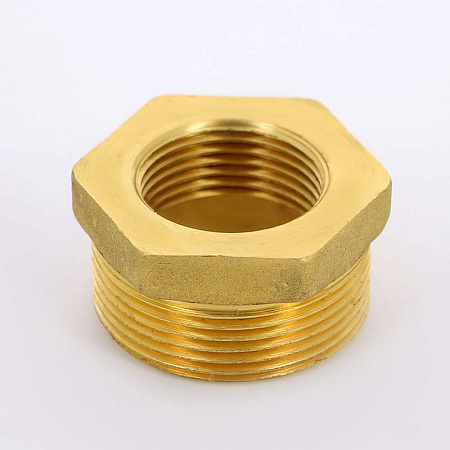 Футорка резьбовая латунная UNI-FITT без покрытия 11/2&quot;х1&quot; ВН