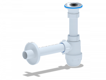 АНИПЛАСТ Сифон 11/4&quot;х32 &quot;Юнг&quot; с прямой трубой 32*200