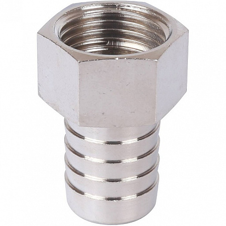 Штуцер резьбовой латунный STOUT никель 1/2&quot;x18мм В
