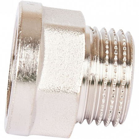 Переход под ключ резьбовой латунный STOUT никель 1/2&quot;х1/2&quot; ВН