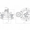 Оголовок для скважины наружный ДЖИЛЕКС ОСПБ 130-140/32 пластик