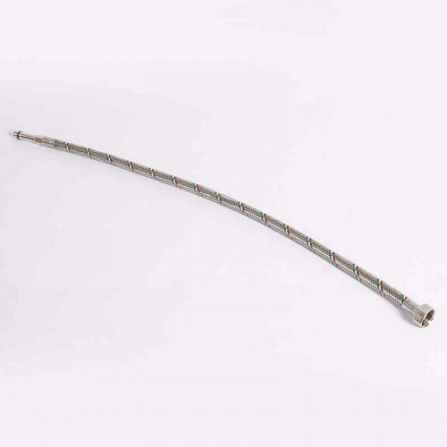 Гибкая подводка для смесителя UNI-FITT МL10х1 - 1/2&amp;quot;, 60 см, удл. штуцер, DN 8, оплётка из нерж. ста