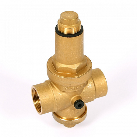 Редуктор давления UNI-FITT 11/4&quot; В 0,5-6 бар PN25 с отверстием под аксиальный манометр 1/4&quot;