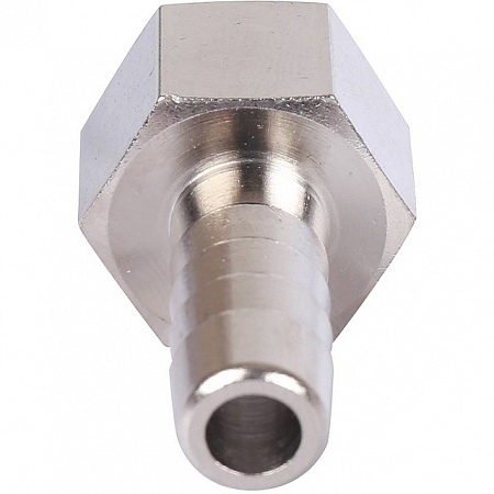 Штуцер резьбовой латунный STOUT никель 3/8&quot;x10мм В